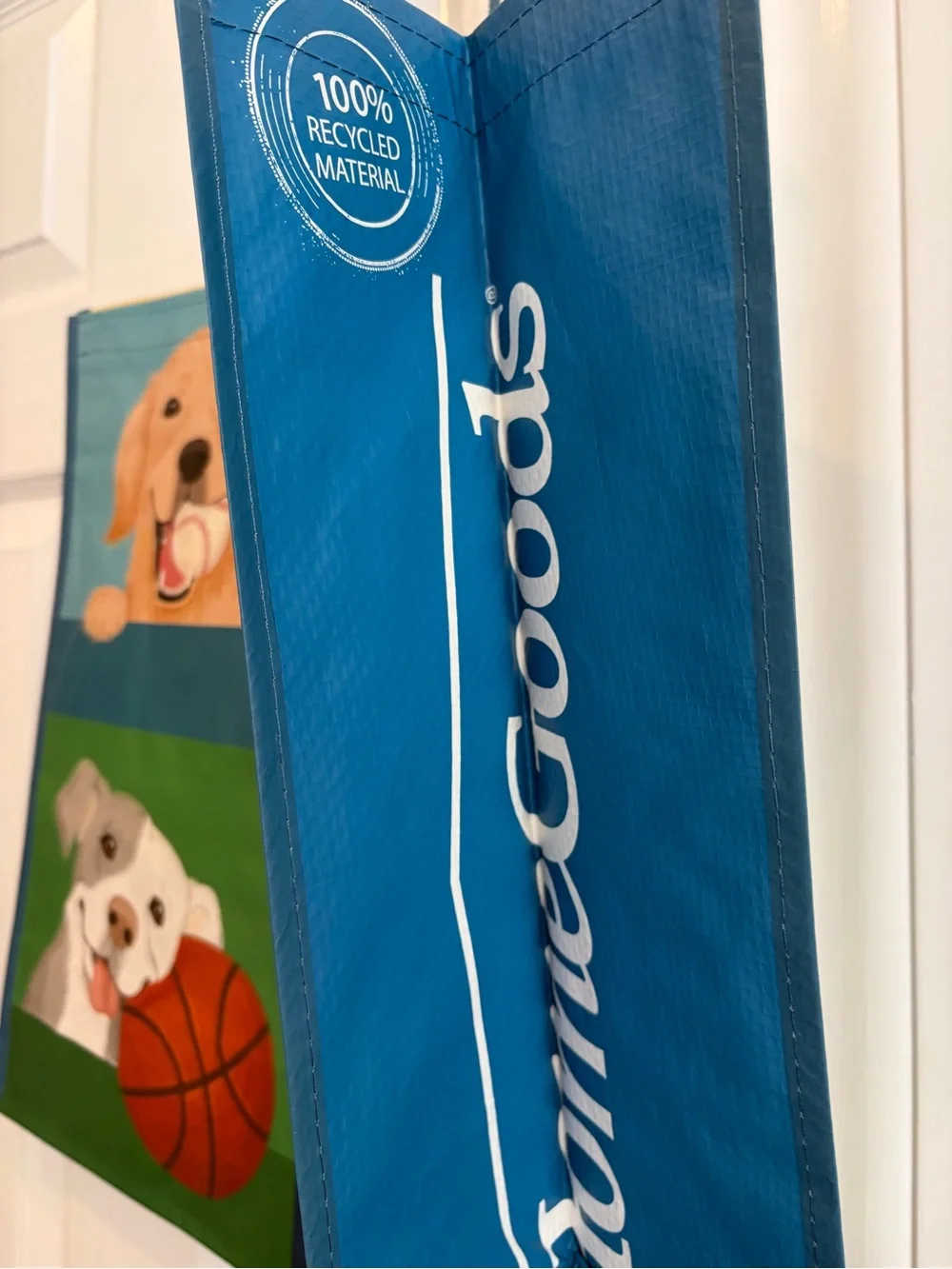 Marshalls/ Homegoods/ TJ Maxx Reusable Dog & Sports Pattern Tote Bags 🐶⚽️🏈🛍️